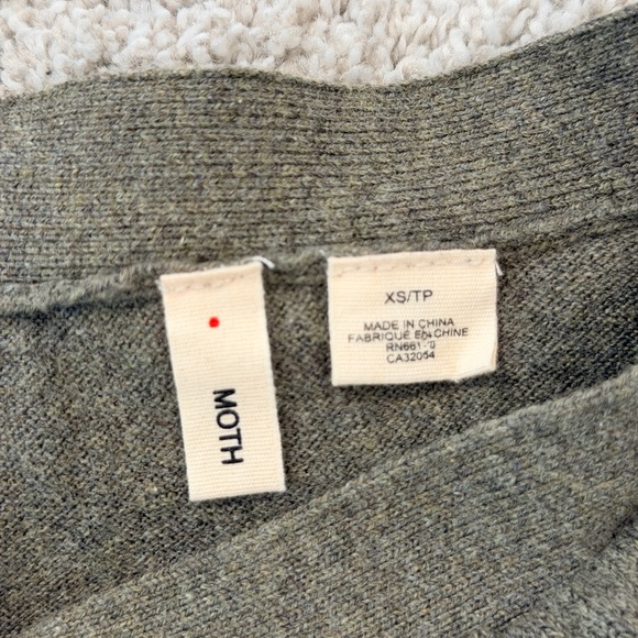 Moth Ruffled Button Cardigan - Brown - Picture 3 of 4